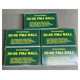100 rnds US Mfg .30-06 Ammo