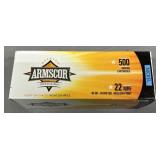 500 rnds Armscor .22 Mag JHP Ammo