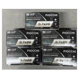 250 rnds Fiocchi 5.7x28 Ammo