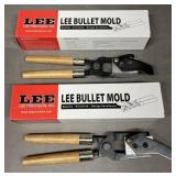2 - Lee .38 Cal Double Cavity Bullet Molds