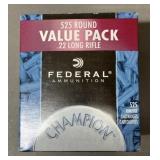 525 rnds Federal .22LR Ammo