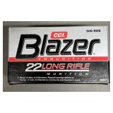 500 rnds CCI Blazer .22LR Ammo