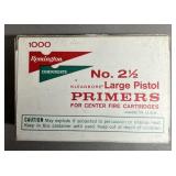 1000 Remington No. 2 1/2 Large Pistol Primers
