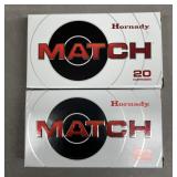 40 rnds Hornady 6mm Creedmoor Match Ammo