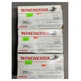150 rnds Winchester .380 Auto Ammo