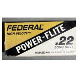 500 rnds Federal Power-Flite .22LR Ammo