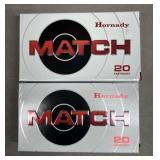 40 rnds Hornady 6mm Creedmoor Match Ammo