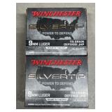 40 rnds Winchester 9mm HP Ammo