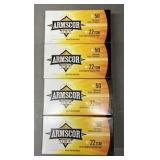 200 rnds Armscor .22 TCM HP Ammo