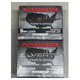 40 rnds Winchester 9mm HP Ammo