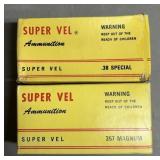 100 rnds Super-Vel .38 Spl/.357 Mag Ammo