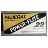500 rnds Federal Power-Flite .22LR Ammo