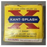 500 rnds Western Kant-Splash .22 Short Ammo