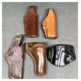 5 - Leather Pistol Holsters