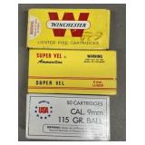 Approx 150 rnds 9mm Ammo