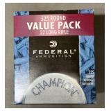 525 rnds Federal .22LR Ammo