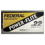 500 rnds Federal Power-Flite .22LR Ammo