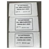 145 rnds 9mm Subsonic Ammo