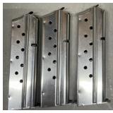 3 - 1911 9mm 8 rnd Stainless Magazines