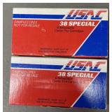 12 rnd USNC .38 Spl Sample Ammo