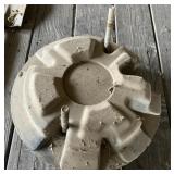 Plastic Lawn Tractor Wheel Weight