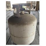 Old Style Propane Tank with Fuel