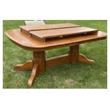 Oak Trestle Base Table