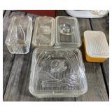 Refrigerator Dishes with Lids