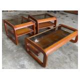 Glass Top Coffee & End Table Set