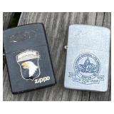 2 - Zippo Lighters