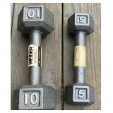 5lb and 10lb Weights