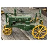 Cast Iron John Deere Tractor