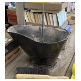 Coal Bucket and Foxtail Broom