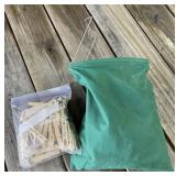Clothespin Basket and Clothespins
