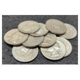 (10) Silver W. Quarters