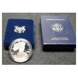 1998 Proof Silver Eagle w/ Case & COA
