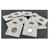 (14) Different L. Cents 1920-D To 1933