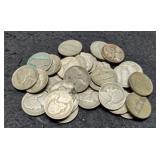 (30) Silver War Nickels