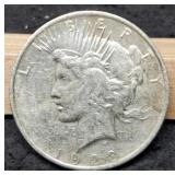 1923 Peace Dollar XF