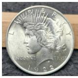 1922 Peace Dollar BU