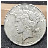 1922 Peace Dollar XF