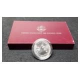 1988-D Unc. Silver Dollar Comm. "Olympic" w/
