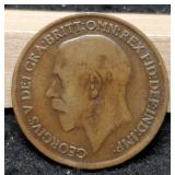 1915 Great Britain Large Penny