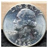 1960 W. Quarter Gem BU