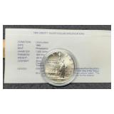 1986 Unc. Silver Dollar Comm. Statue Of Liberty w/