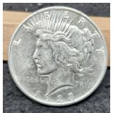 1923 Peace Dollar AU
