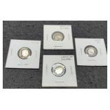 (4) Silver Proof Dimes: 1999-S, 01-S, 11-S, 17-S