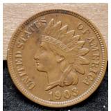 1903 Indian Head Cent AU