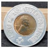 1948 Lucky Penny w/ Cissna Park Advertising