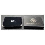 1996 Premier Silver Proof Set w/ Case & COA